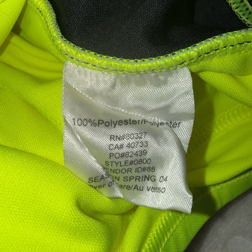 Pearl Izumi Women’s High-Vis Lime Short Sleeve Bike Racing Top S Zipper Front - Picture 6 of 13